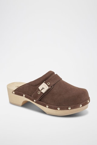 Zuecos de nobuk Clog -  y 