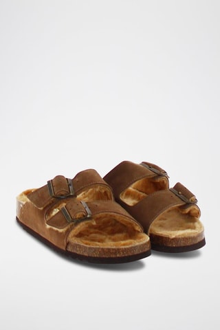 Sandalias de nobuk forradas Josephine - 