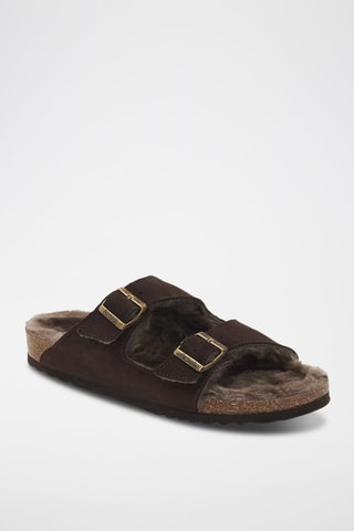 Sandalias de nobuk forradas Julien - 