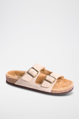 Sandalias de nobuk forradas Julien - 