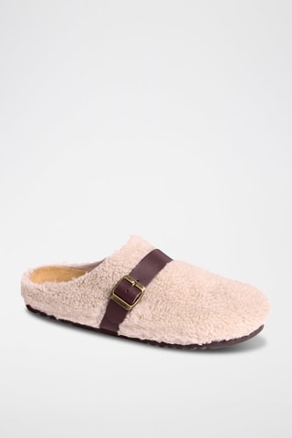 Zuecos de piel Charles - Marrón