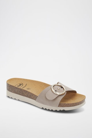 Sandalias de piel nobuk Malibu' Mule - 