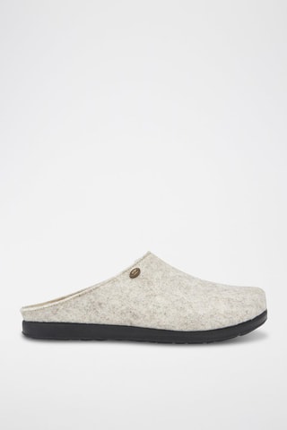 Socas em lã Elisa - Bege­mesclado -  e 