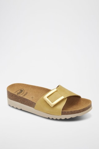 Mules em couro Monterey Mule - Amarelo - 