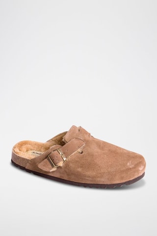 Zuecos de nobuk forrados Olivier - 