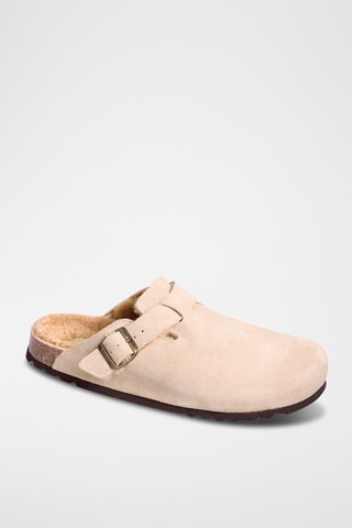 Zuecos de nobuk forrados Olivier - 