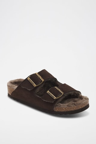 Sandalias de nobuk forradas Josephine - 