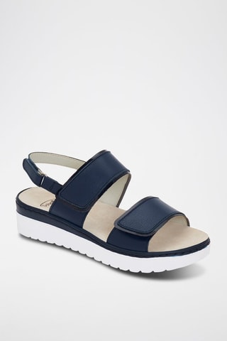 Sandalias de piel Viareggio - Azul