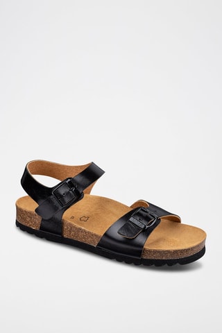 Sandalias de piel Lorraine - Negro