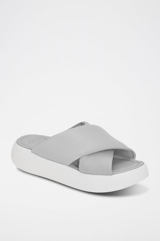 Sandalias de piel Boca Cross - Gris