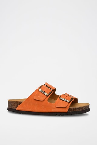 Sandalias de nobuk Josephine - Naranja