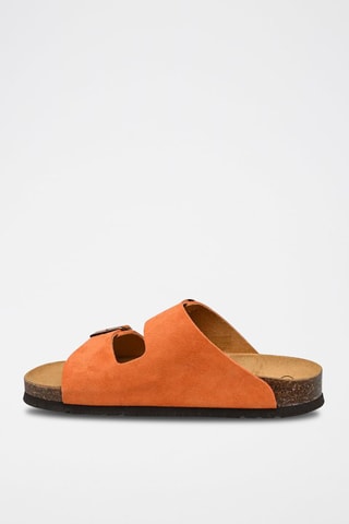 Sandalias de nobuk Josephine - Naranja