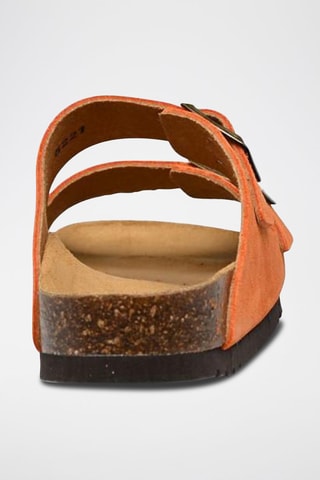 Sandalias de nobuk Josephine - Naranja