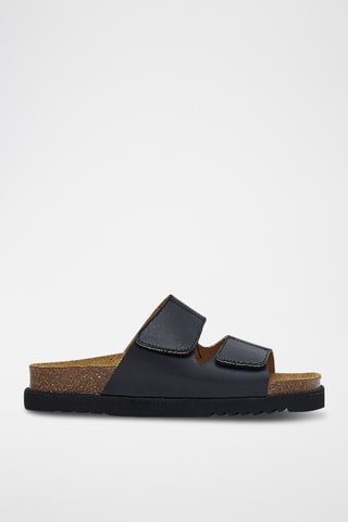 Sandalias de piel Sierra - Negro