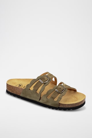 Sandalias de nobuk Jeanne - Verde