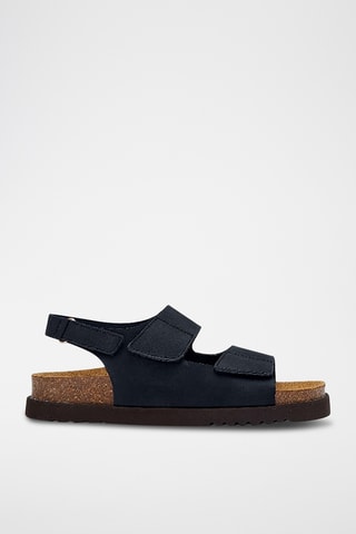 Sandalias de piel Sierra - Negro