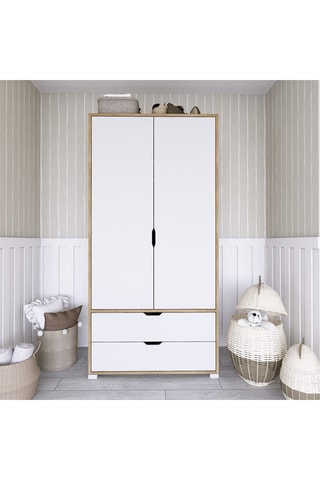 Armoire 2 portes  - 90 x 45 x 183 cm