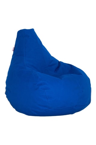 Pouf Damla - Bleu - En tissu imperméable