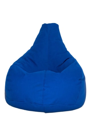 Pouf Damla - Bleu - En tissu imperméable
