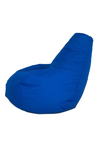 Pouf Damla - Bleu - En tissu imperméable