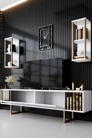 Composition murale Gold  - 3 pièces