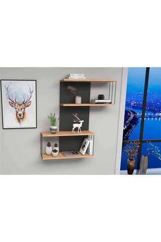 Etagère murale 4 niveaux Destan - 65 x 96 x 19 cm