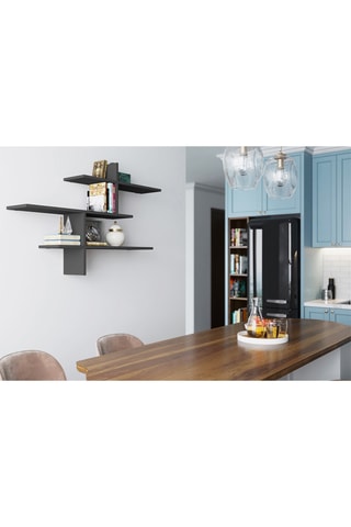 Etagère murale 3 niveaux Leo - 123 x 80,5 x 22 cm