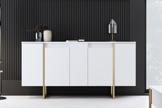 Buffet 4 portes - 160 x 80 x 35 cm