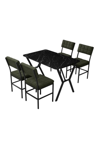 Table et 4 chaises - 110 x 74 x 70 cm