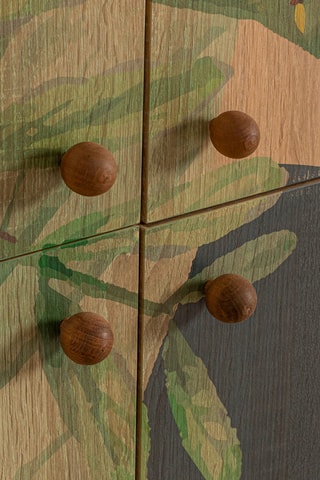 Meuble de rangement 4 portes Multilüx Saka - 95 x 111 x 36 cm