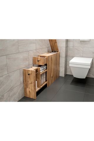 Meuble de rangement 2 tiroirs - 19 x 55 x 60 cm