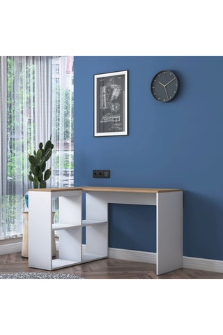 Bureau 4 niches Hattem - 120 x 74,8 x 96 cm