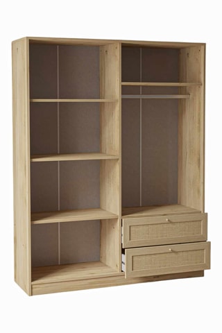 Armoire 4 portes Baru - 182 x 137 x 52 cm