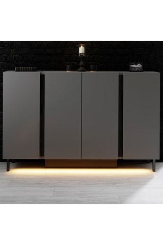 Console 4 portes Paris - 127 x 80 x 32 cm