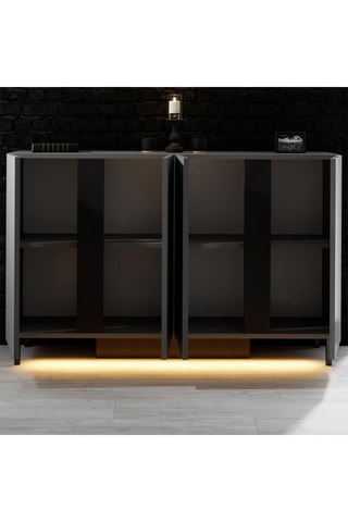 Console 4 portes Paris - 127 x 80 x 32 cm