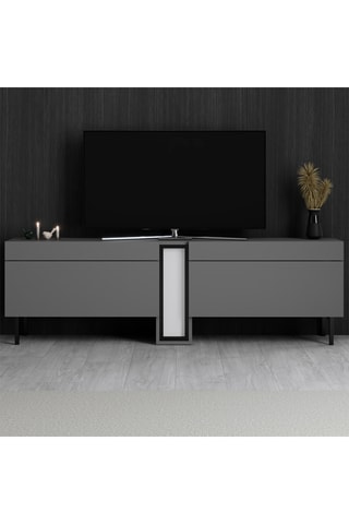 Meuble TV 2 abattants Nova - 180 x 55,5 32 cm