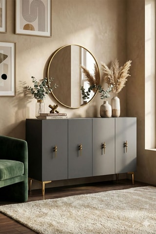 Console 4 portes Salkim - 120 x 79 x 32 cm