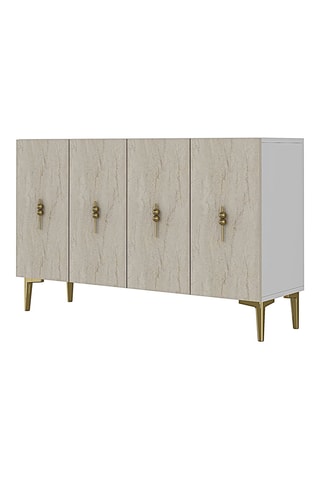 Console 4 portes Salkim - 120 x 79 x 32 cm