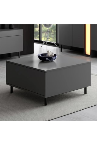 Table basse 1 abattant Paris - 75 x 40 x 75 cm