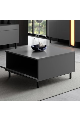 Table basse 1 abattant Paris - 75 x 40 x 75 cm