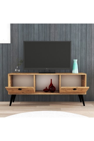 Meuble TV 2 portes Kaya - 140 x 53,5 x 30 cm
