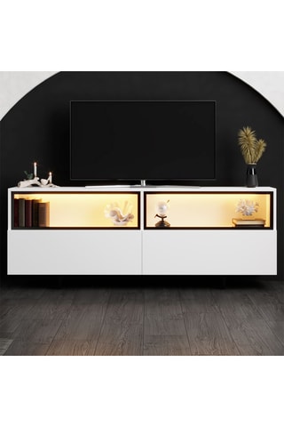 Meuble TV 2 portes Ekol Up - 180 x 32 x 67 cm