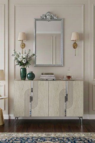 Console 4 portes Meyra - 120 x 75 x 32 cm