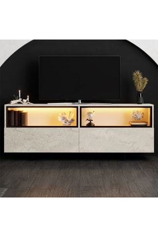 Meuble TV 2 portes Ekol Up - 180 x 32 x 67 cm