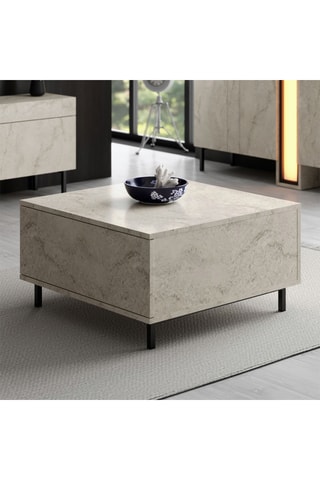 Table basse 1 abattant Paris - 75 x 40 x 75 cm