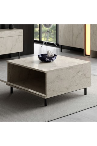 Table basse 1 abattant Paris - 75 x 40 x 75 cm