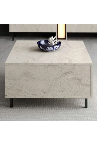 Table basse 1 abattant Paris - 75 x 40 x 75 cm