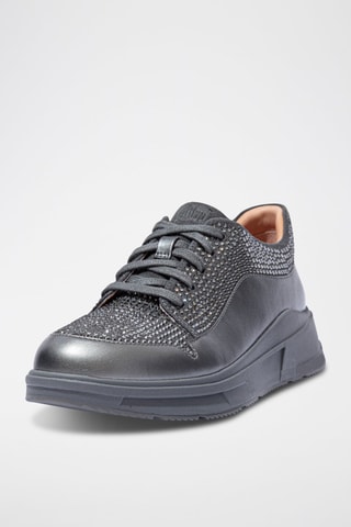 Baskets plateformes Freya - Noir et gris