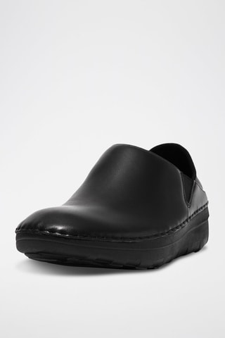 Slip-on plateformes en cuir Superloafer - Noir