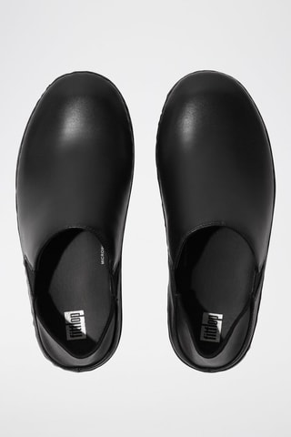 Slip-on plateformes en cuir Superloafer - Noir